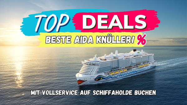 AIDA Cruises Angebote und Specials für 2024, 2025, 2026 buchen