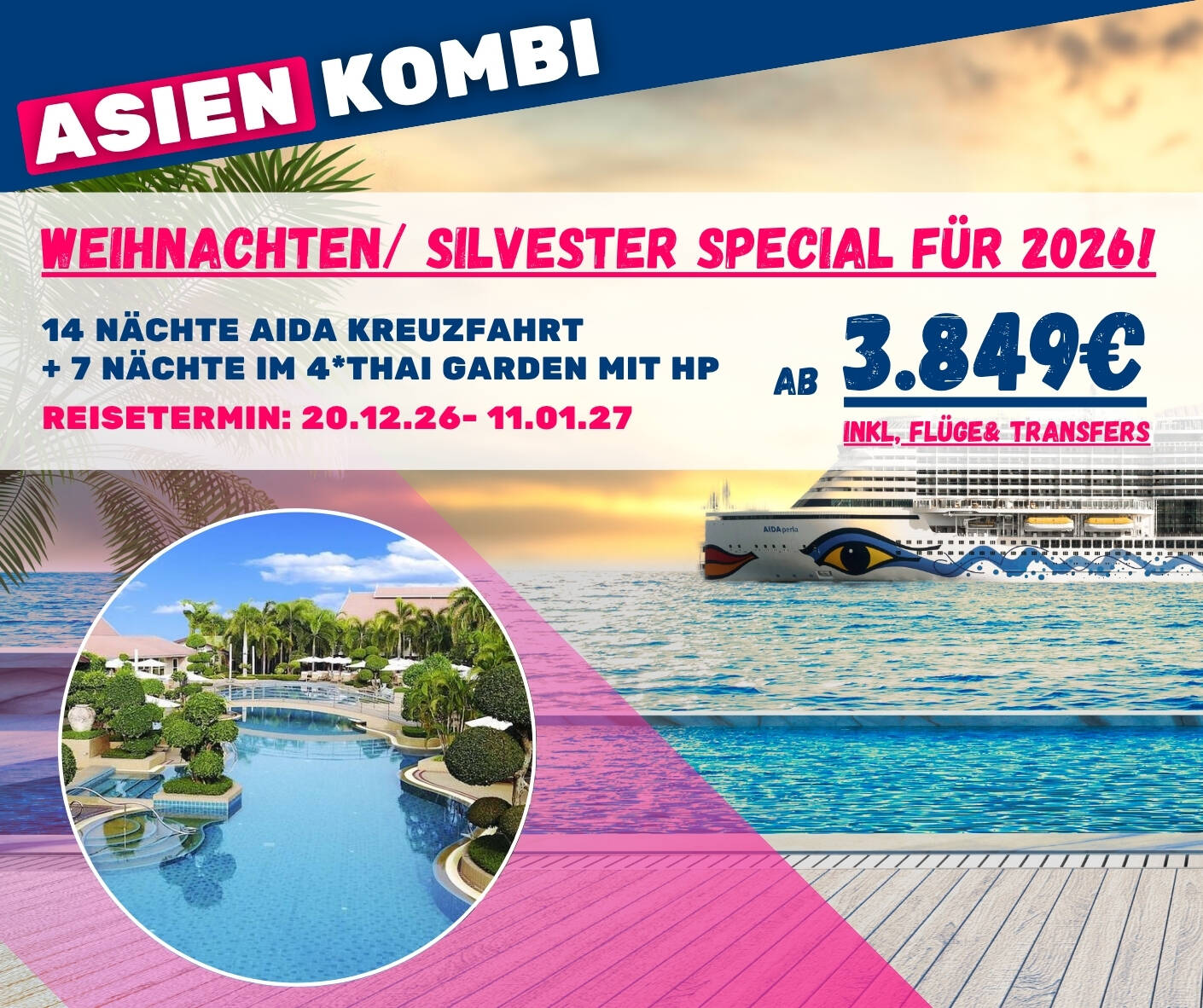 AIDA Kombi mit Thailand 