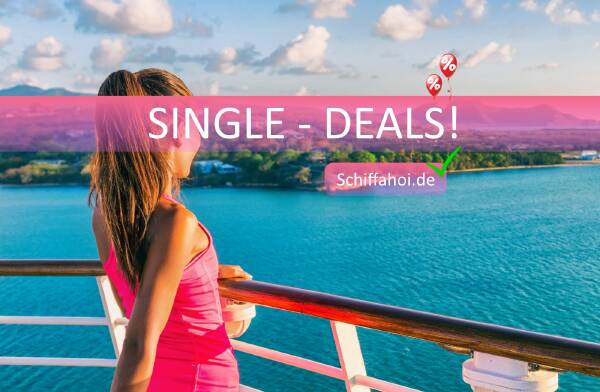 Kreuzfahrt-Deals für Singlereisende mit wenigen Klicks!