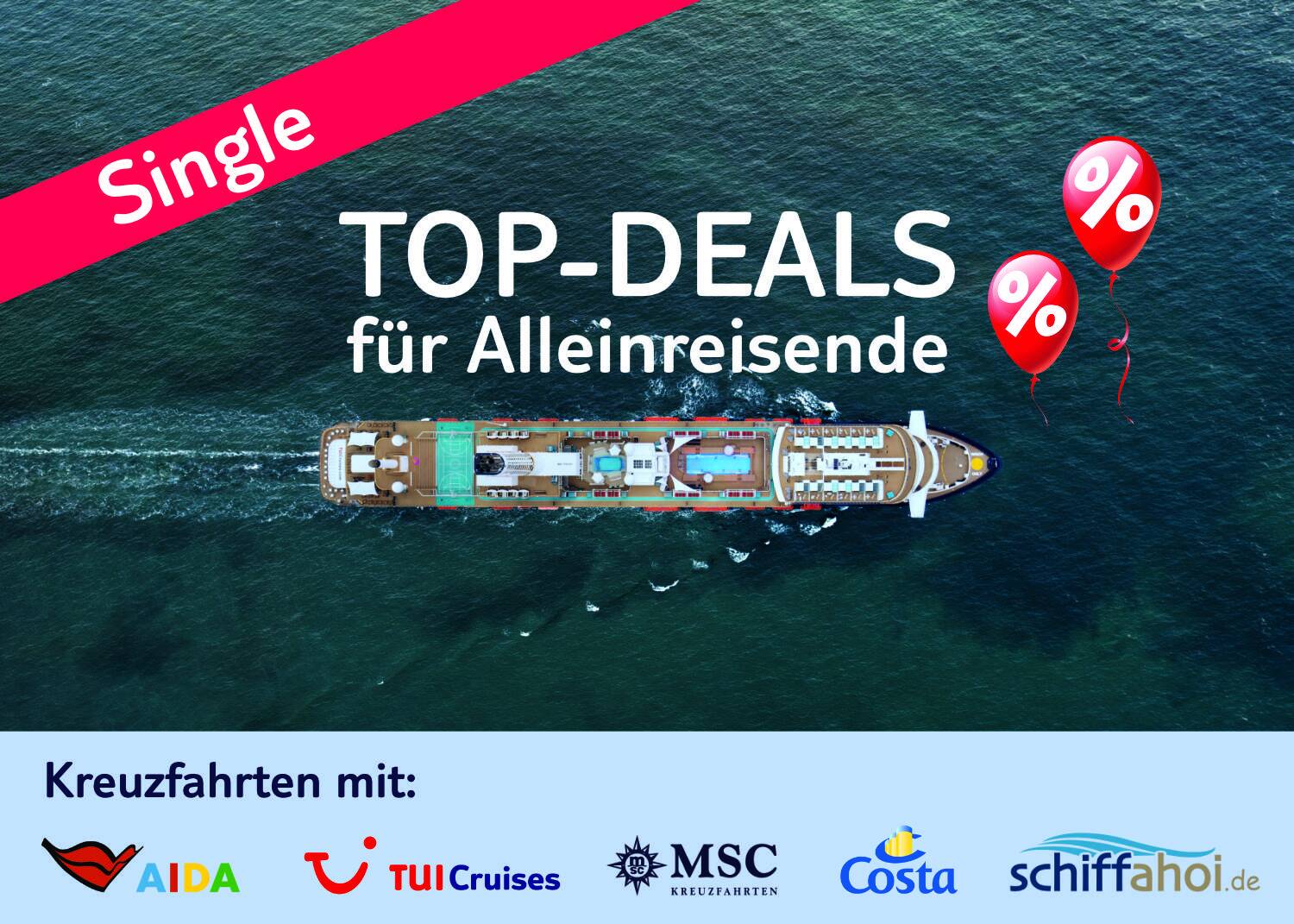 Singlereisen-Kreuzfahrt-Deals