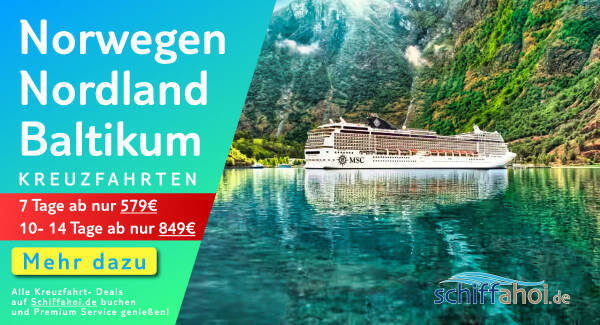 Norwegen - Grossbritannien - Island -Baltikum Kreuzfahrten für 2023