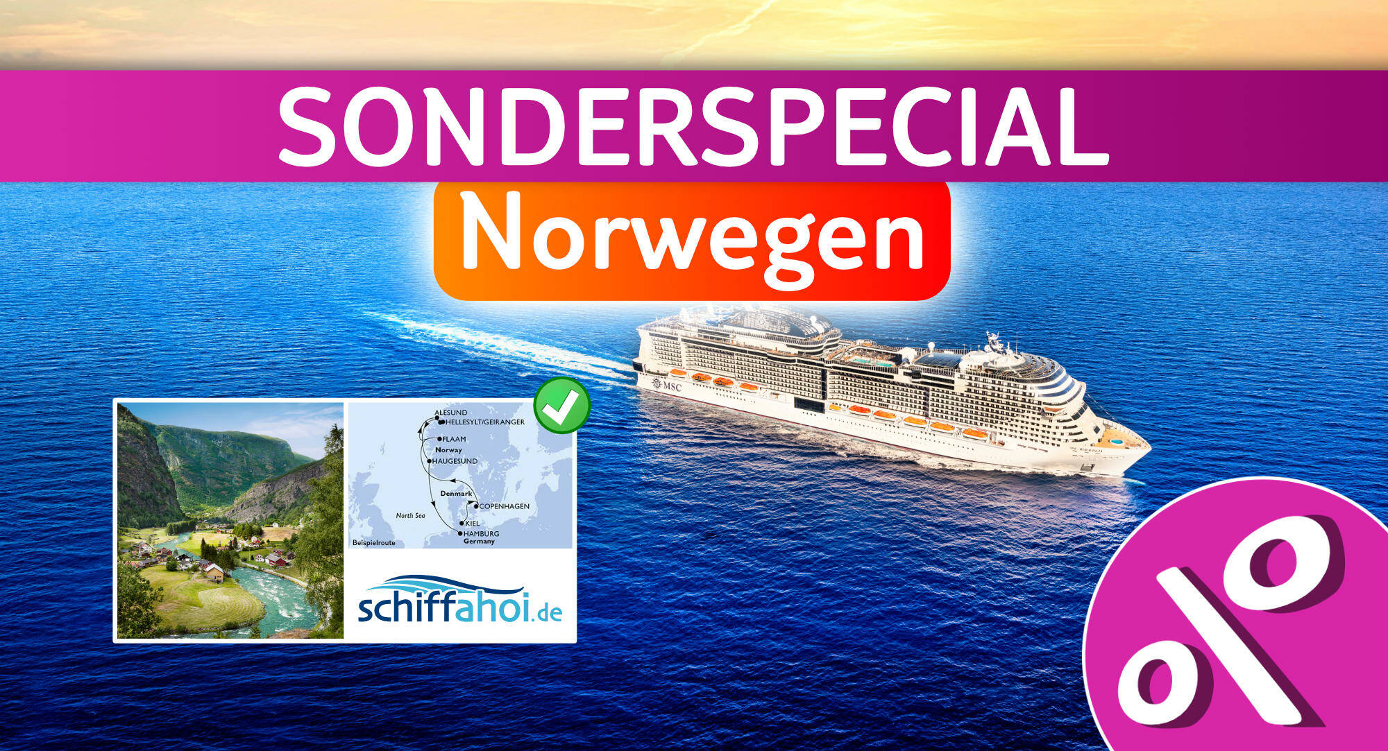 MSC Gruppe nach Norwegen